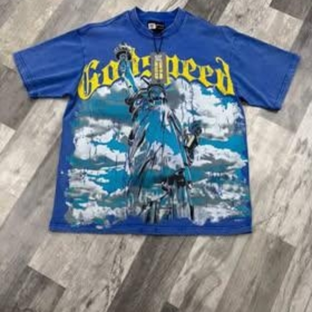 Blue Graphic Tee